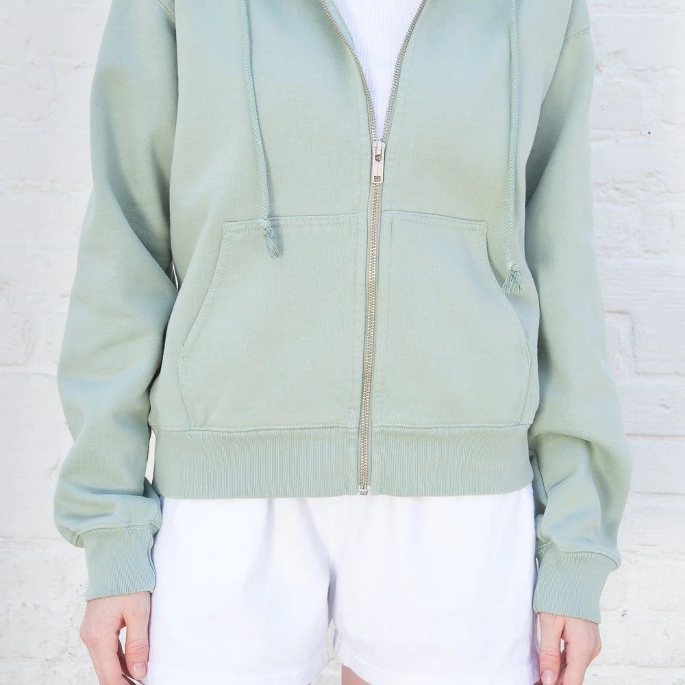 Brandy Melville Christy Zip Up Hoodie